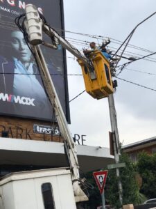 Public lighting contraction and maintenance